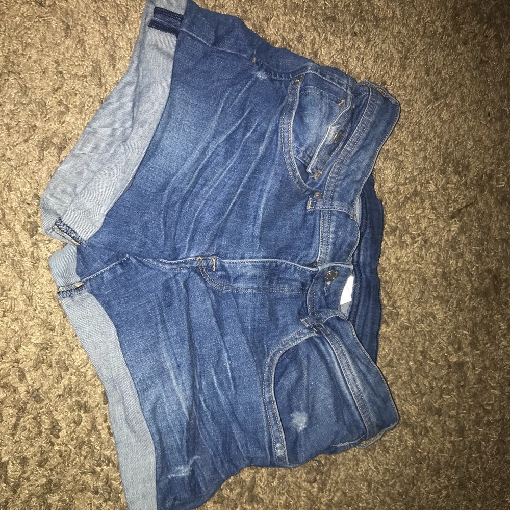 denim shorts